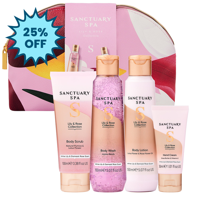 Sanctuary Spa Lily and Rose Collection Gift Set