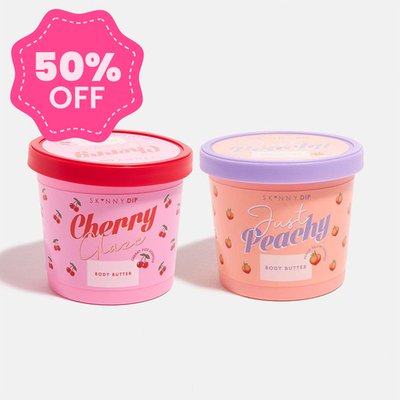 Skinny Dip Cherry & Peach Body Butters