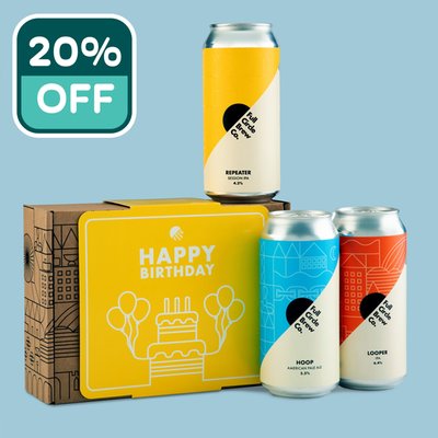 Happy Birthday Craft Beer Trio Gift Pack 3x440ml