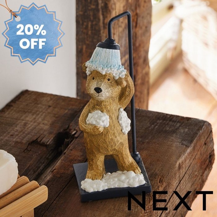 NEXT Bertie Bear Shower Ornament