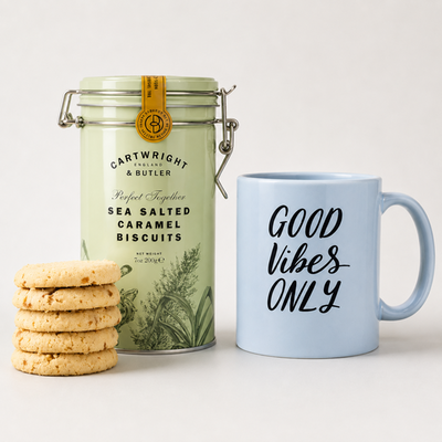 Good Vibes Mug & Biscuits