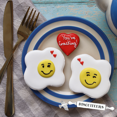 Biscuiteers Hand-Iced You're Cracking Biscuits