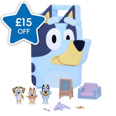 Bluey Deluxe Play and Go Playset