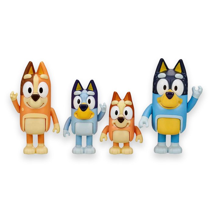 Bluey and Family Figures 4 Pack