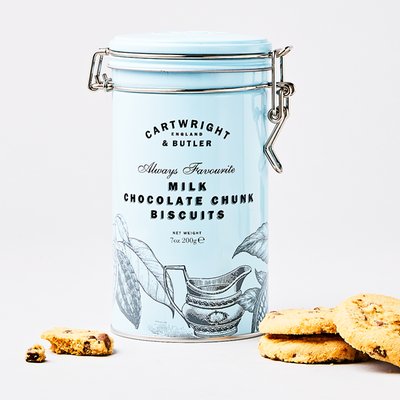 Cartwright & Butler Milk Chocolate Chunk Tin (200g)