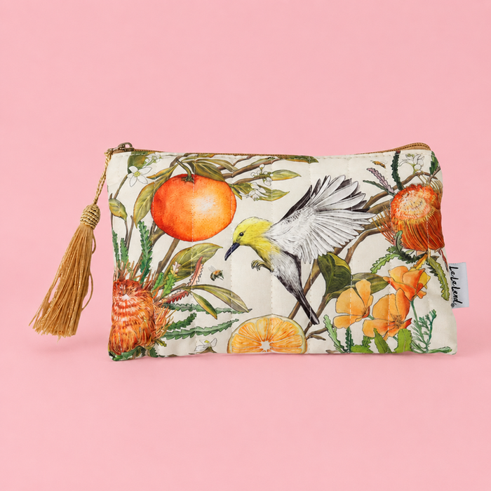 Quilted Comforter Pouch Golden Hour by La La Land