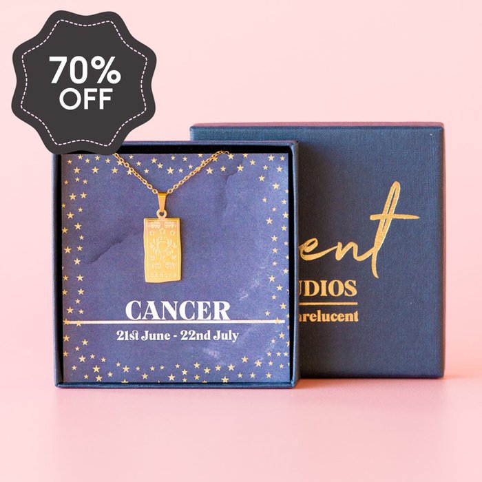Cancer Zodiac Necklace