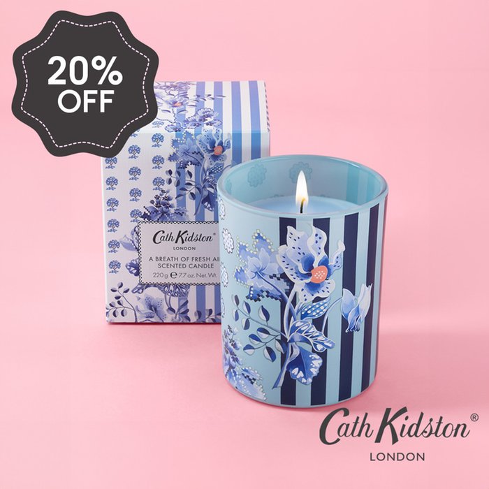 Cath Kidston Peace & Calm Boxed Glass Candle