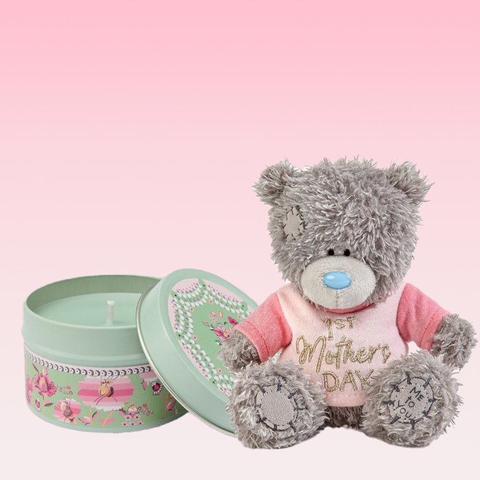 Tatty Teddy 1st Mother's Day & Mini Cath Kidston Candle Gift