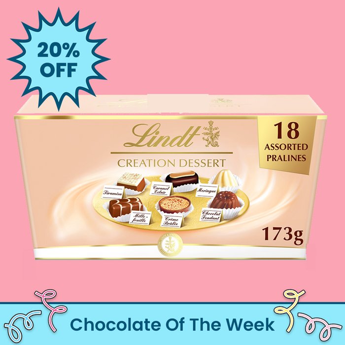 Lindt Creation Dessert Ballotin Assorted Chocolate Box 173g