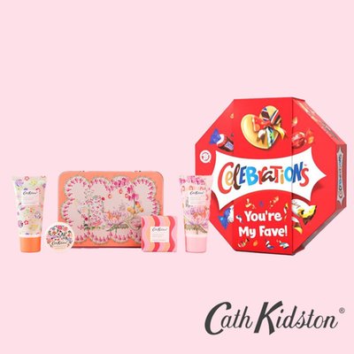 Cath Kidston Carnival Parae Hand Care Tin Gift & Celebrations Centrepiece 'You're My Fave' 385g