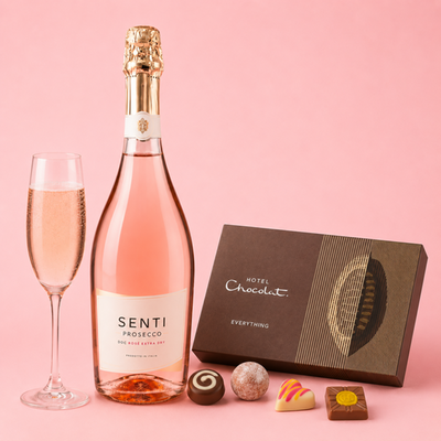 Everything Box 6 Pack & Senti Prosecco Rosé Extra Dry 75cl