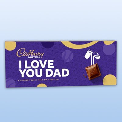 Cadbury Dairy Milk 'I Love You Dad' Bar (850g)