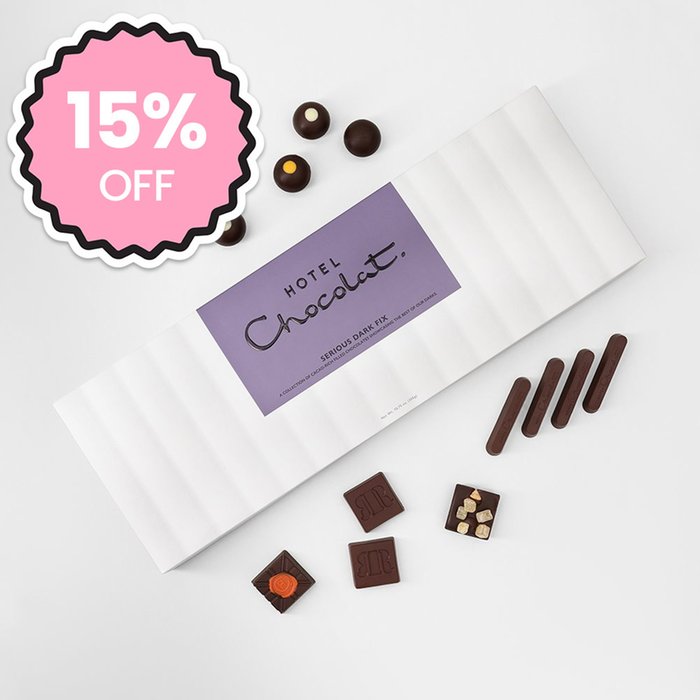 Hotel Chocolat Dark Sleekster Chocolates 305g