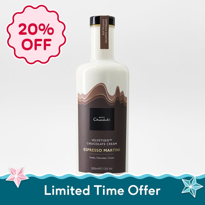 Hotel Chocolat Espresso Martini Velvetised Cream 500ml