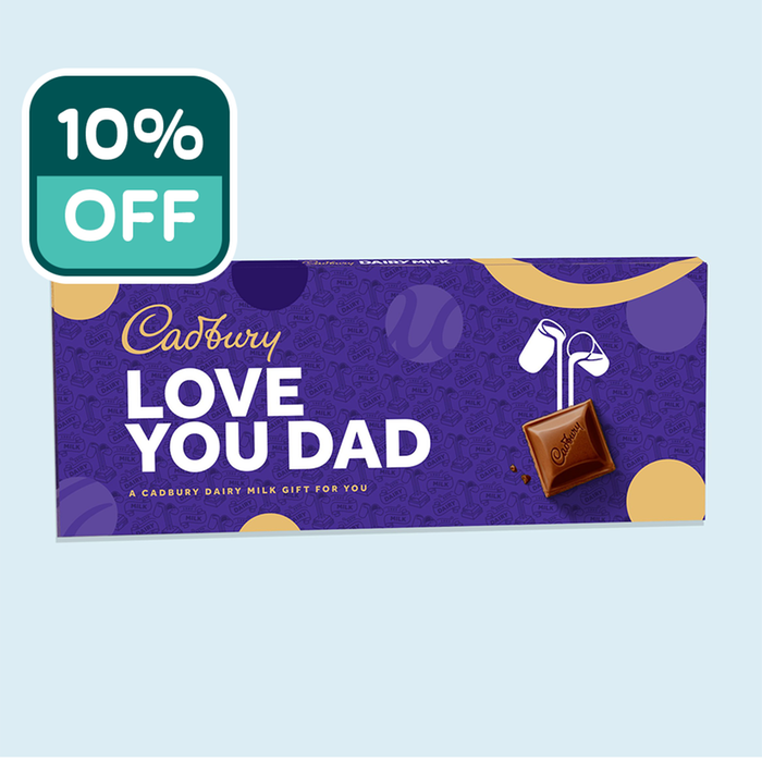 Cadbury Dairy Milk 'Love You Dad' Bar (850g)