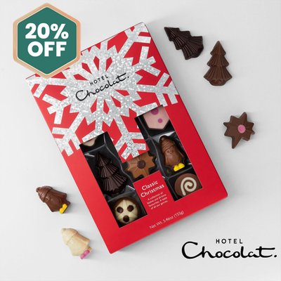 Hotel Chocolat The Classic Christmas H-box 155g