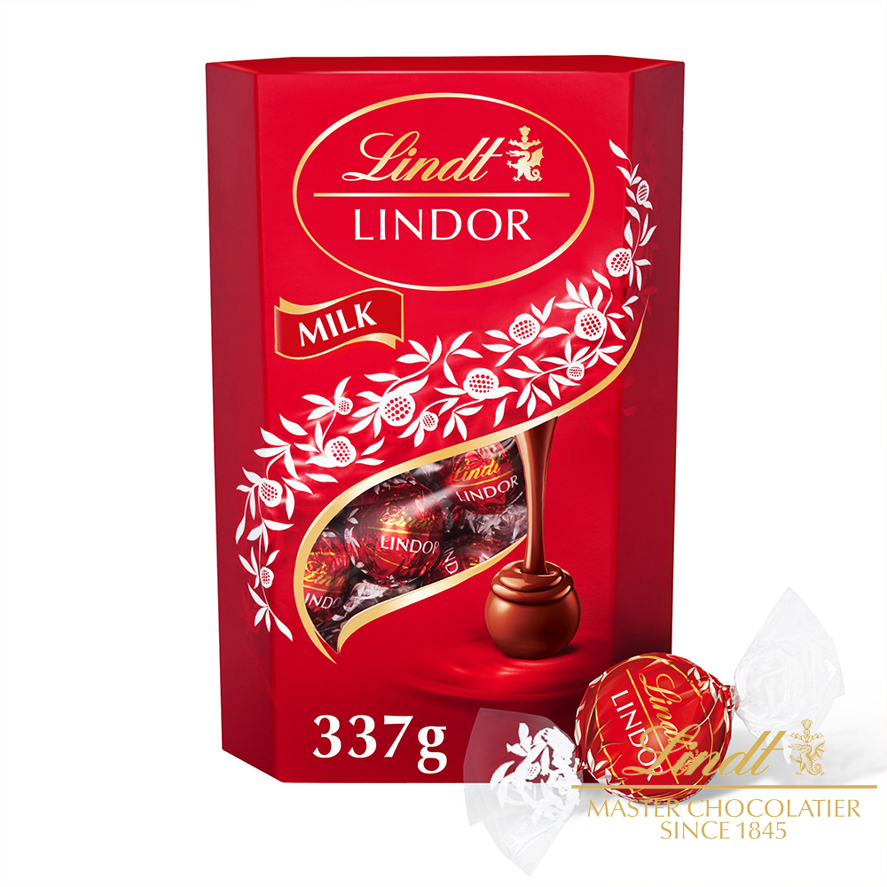Lindt Lindor Milk Chocolate Truffles (337G)
