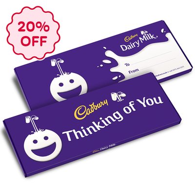 Cadbury Dairy Milk Thinking Of You Bar (850g)