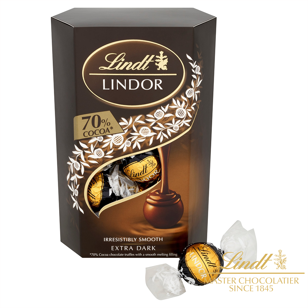 Lindt Lindor 70% Dark Chocolate Truffles 200G