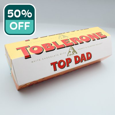 XL Top Dad Toblerone 2KG Barrel