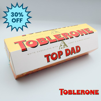 XL Top Dad Toblerone 2KG Barrel