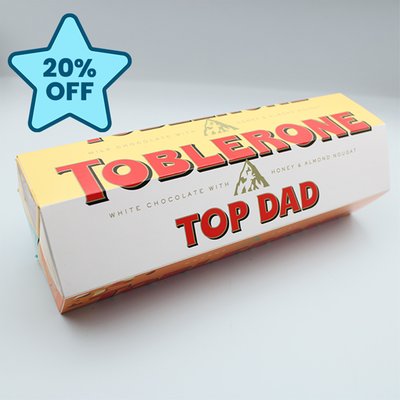 XL Top Dad Toblerone 2KG Barrel