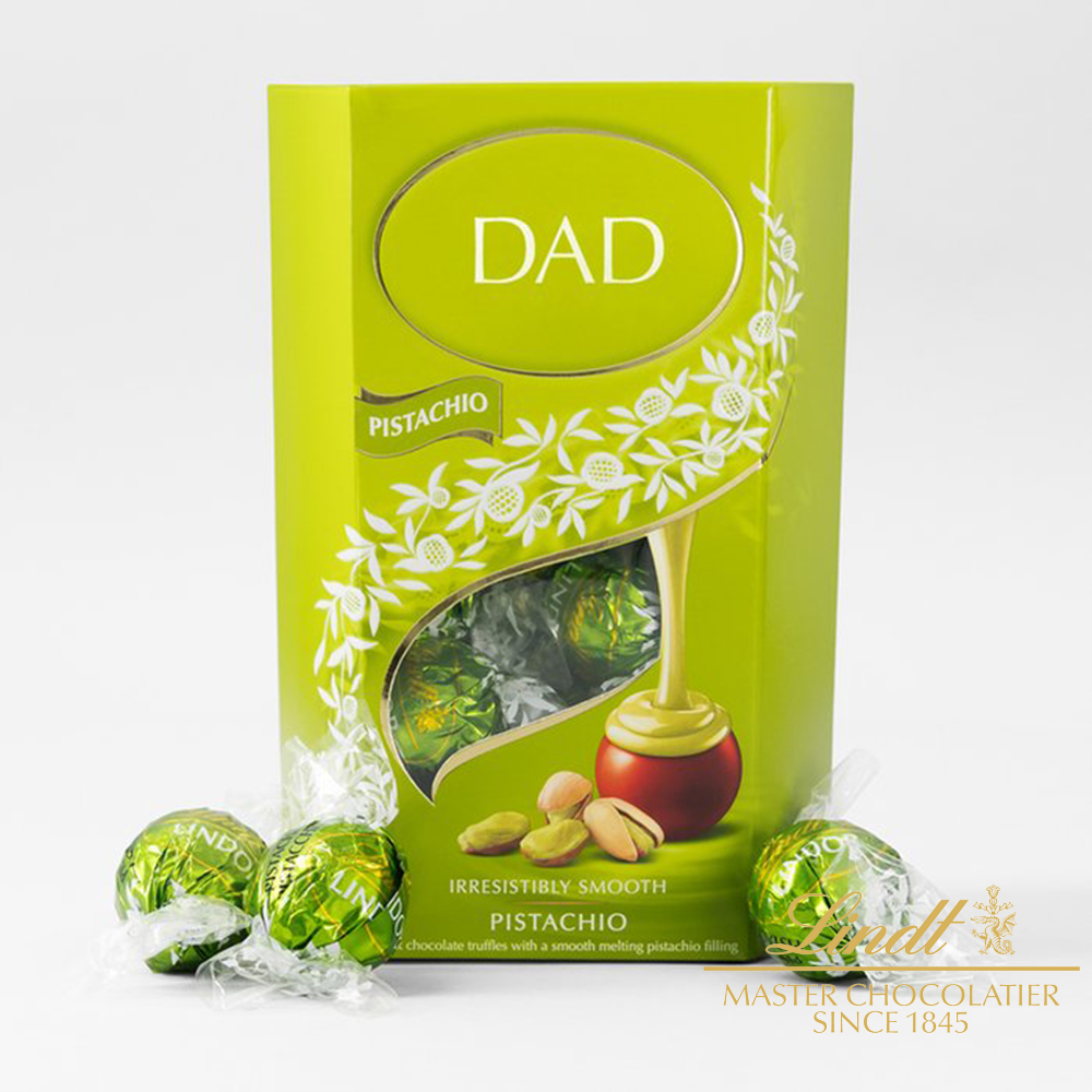 Best Dad Lindor Pistachio Milk Chocolate Truffles (200G)