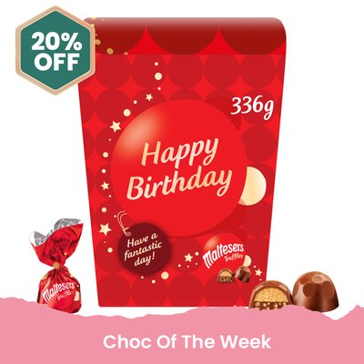 Maltesers Truffles 'Happy Birthday' Gift Box 336g