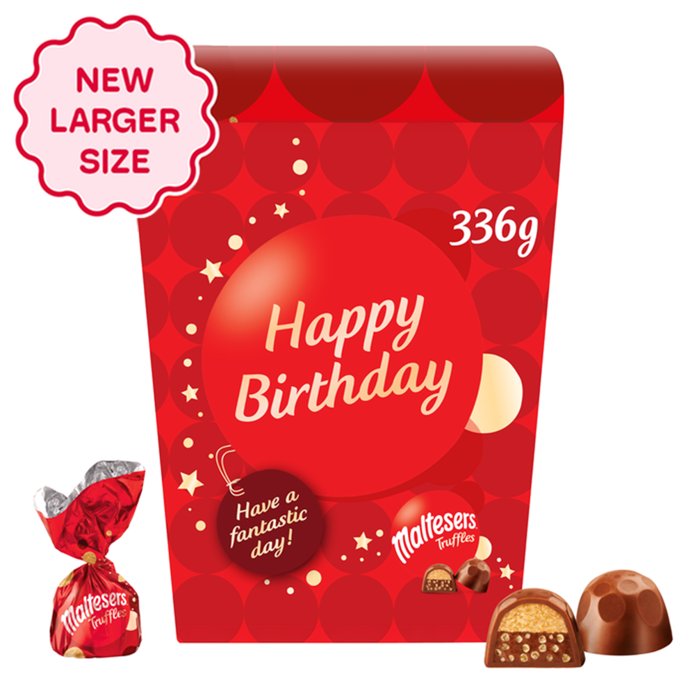 Maltesers Truffles 'happy Birthday' Gift Box 336G