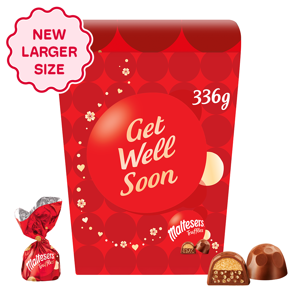Maltesers Truffles 'get Well Soon' Gift Box 336G
