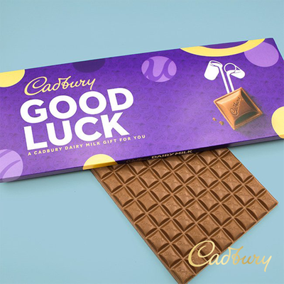 Cadbury Dairy Milk Bar 'Good Luck' 850g 