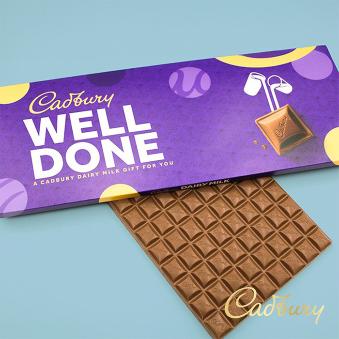 Cadbury Dairy Milk Bar 'Well Done' 850g