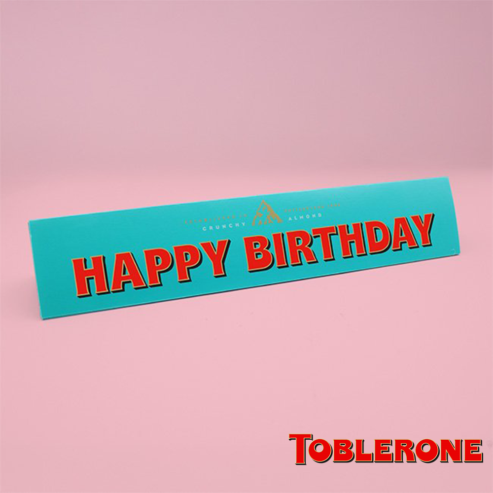 House Of Sarunds Happy Birthday Almond Toblerone (360G)