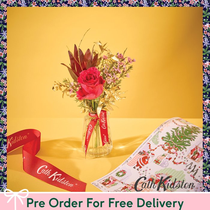 Cath Kidston Ruby Posy & Vase