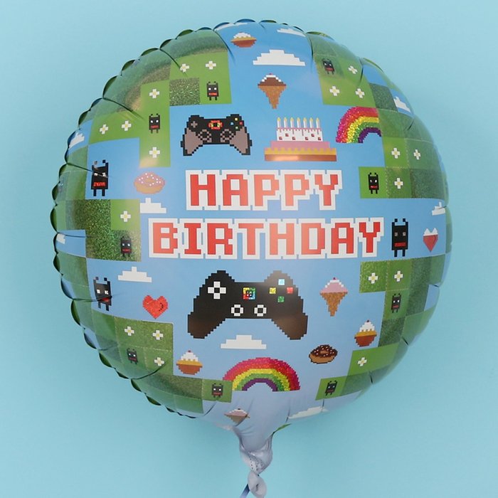 Happy Birthday Gaming Balloon