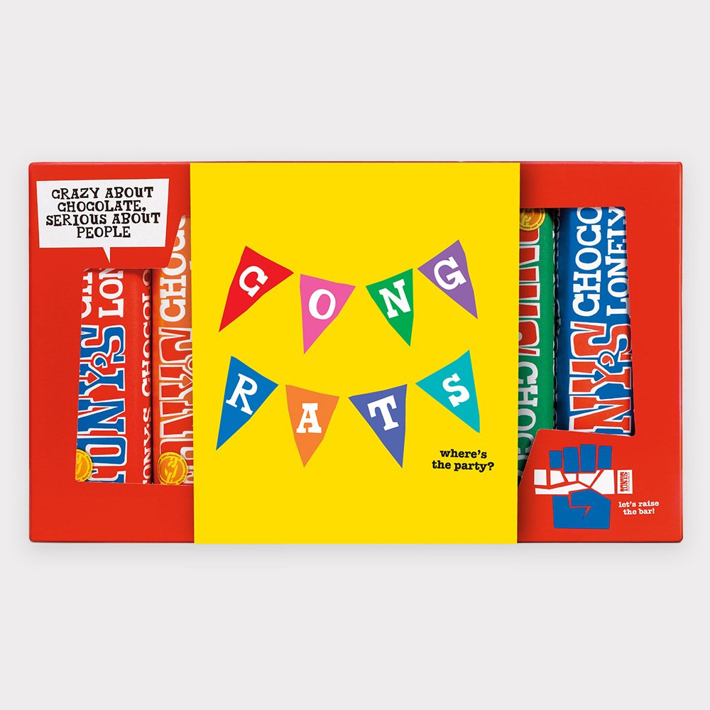 Tony's Chocoloney Tony's Congrats Rainbow Tasting Pack 288G