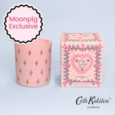 Cath Kidston You're My Favourite Person Pink Glass Candle 180g