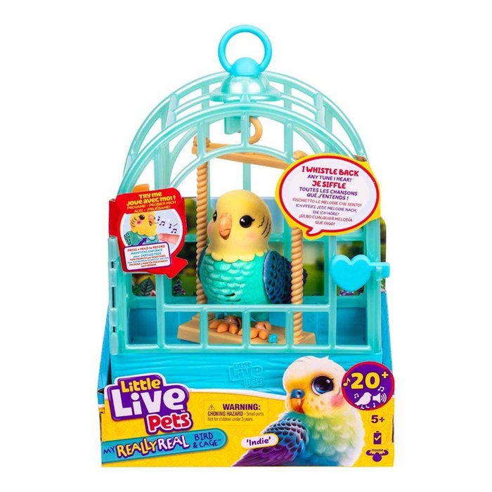 Little Live Pets My Really Real Bird And Cage Indie Electronic Pet