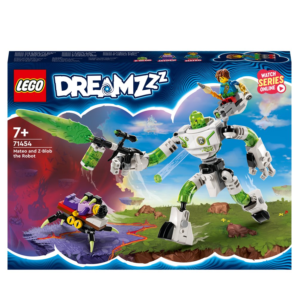 Lego(r) Dreamzzz Mateo And Z-Blob The Robot (71454) Toys & Games