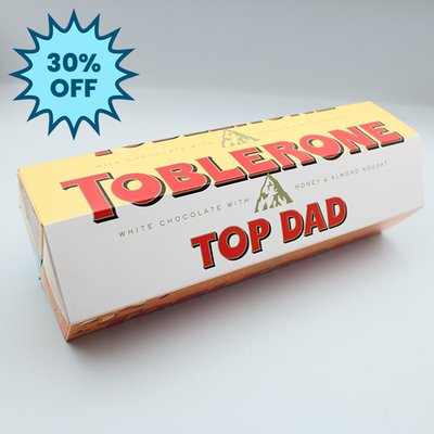 XL Top Dad Toblerone 2KG Barrel