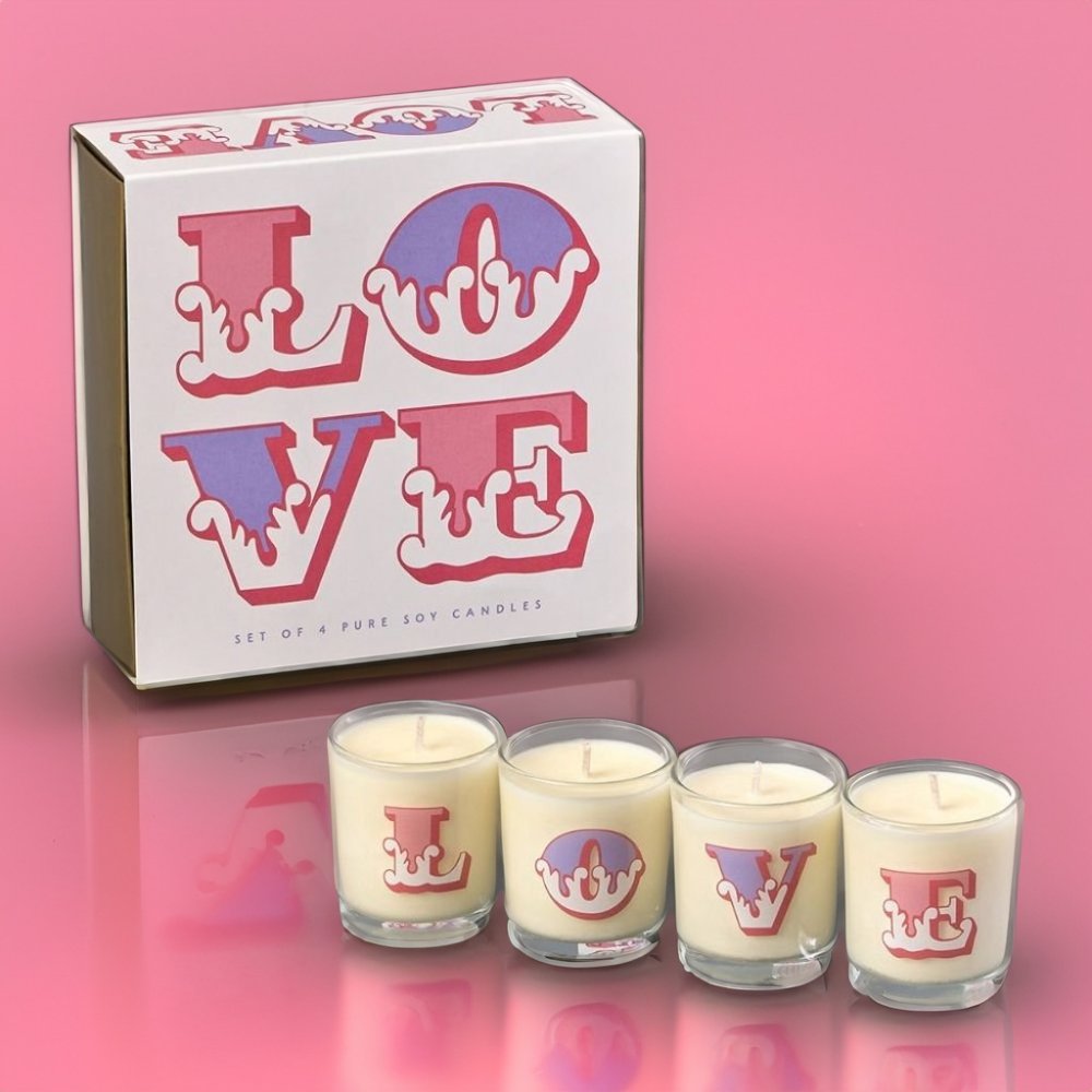 Aery Love You 4Pk Candles Gift Set