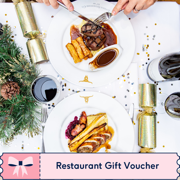 Three Course Christmas Meal for Two at Marco Pierre White London Steakhouse Co.