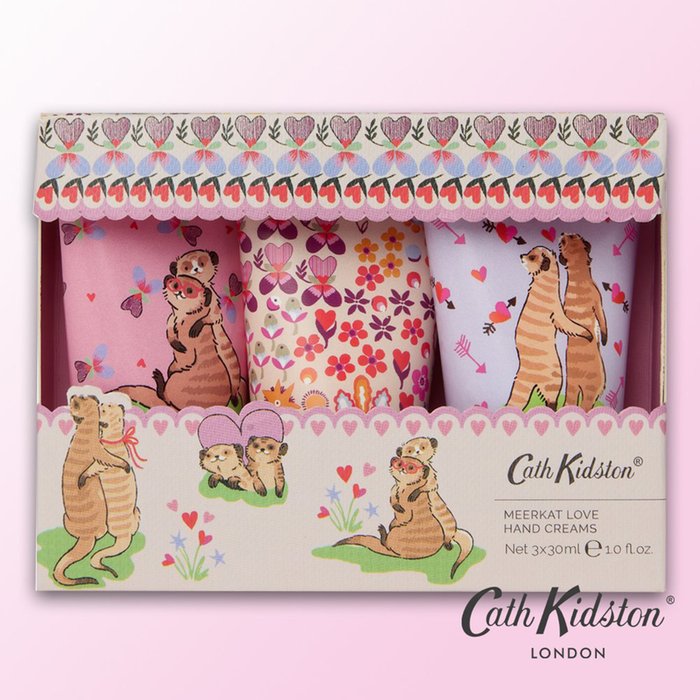 Cath Kidston Love Hand Cream Trio