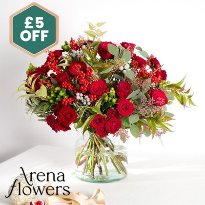 Arena Flowers Step Into Christmas Bouquet