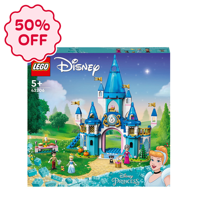 LEGO Disney Cinderella & Prince Charming's Castle (43206)