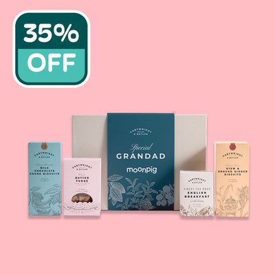 Cartwright & Butler Best Grandad Tea and Biscuits Hamper