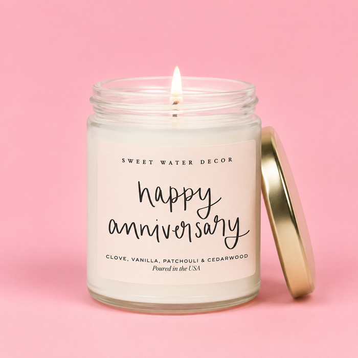 Happy Anniversary Candle 9oz by Sweet Water Decor