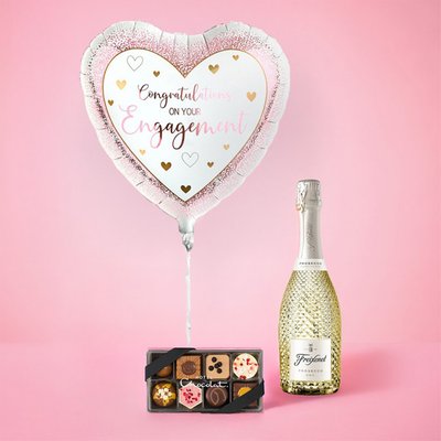 Happy Engagement Balloon Gift Set 