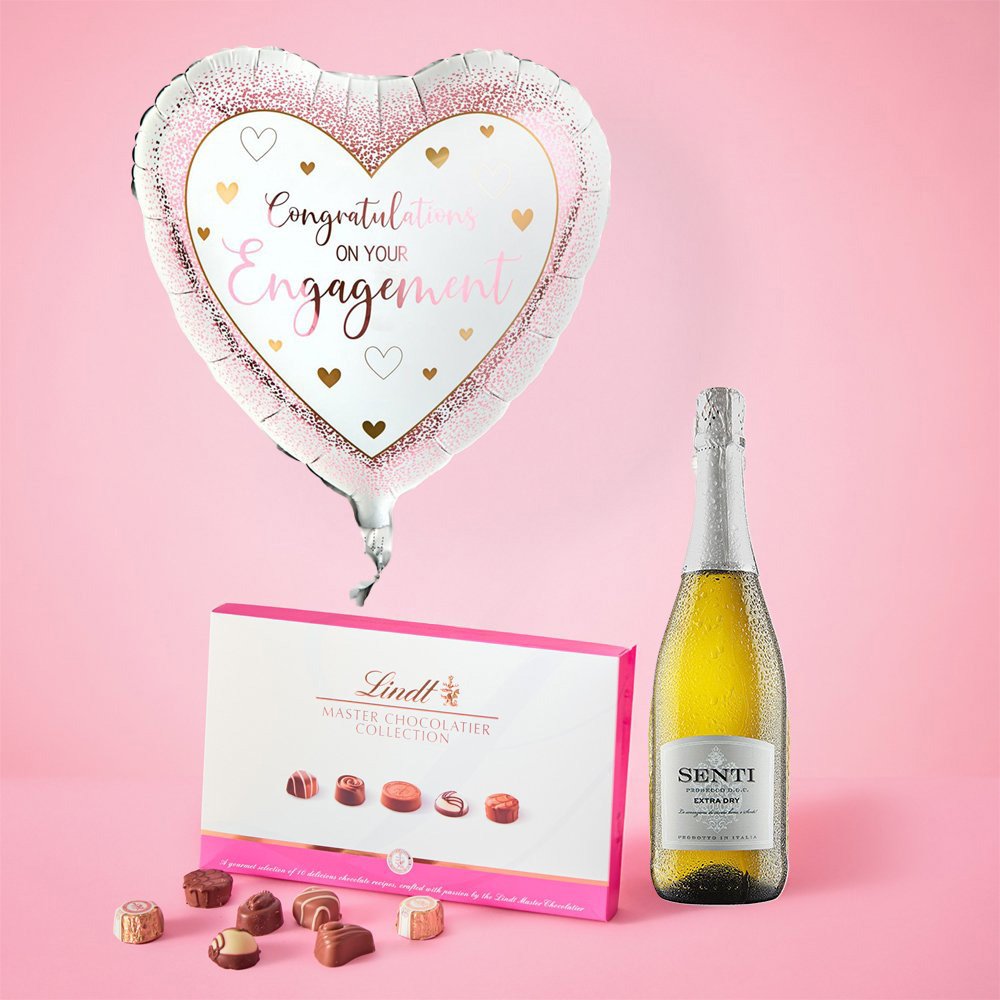 Lindor Happy Engagement Balloon Gift Set